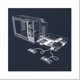 Wireframe Gaming Posters and Art